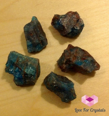 Madagascar Blue Apatite Raw Stones