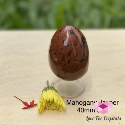 Mahogany Jasper Eggs (India) 40Mm Polished Stones