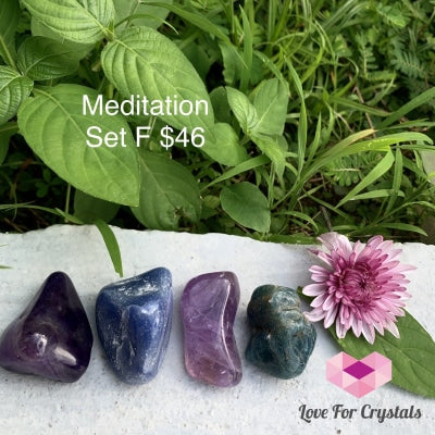 Meditation Crystal Set (4 Stones 30-45Mm) Sets