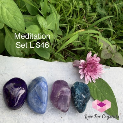 Meditation Crystal Set (4 Stones 30-45Mm) Sets