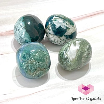 Moss Agate Pebbles (Indonesia) Crystals Stones