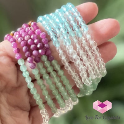 Magical 5 Elements Bracelet (4Mm) Audreys Crystal Remedy