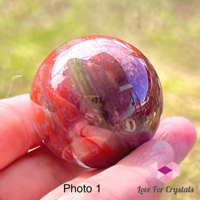 Ocean Jasper Crystal Sphere (25-30Mm) Photo 1 Polished Crystals