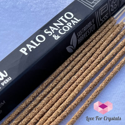 Palo Santo With Copal Amber Incense Sticks By Ispalla (Peru) Pack Of 10 Sticks
