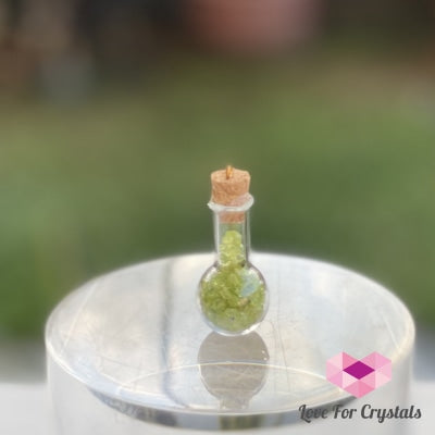Peridot Bulb Bottle Pendant Pendants & Necklaces