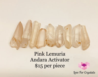 Pink Lemurian Crystals (Brazil) Seed