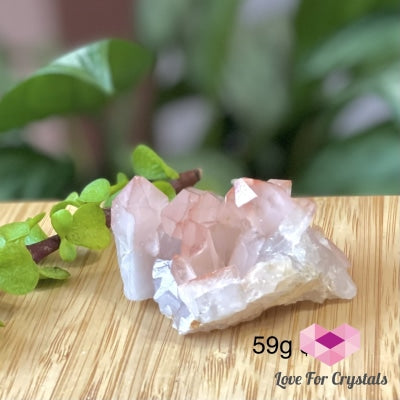Pink Scarlet Lemurian Seed Cluster (Brazil) 59G 55Mm Raw Stones