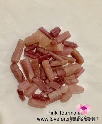 Pink Tourmaline Raw Stones (Brazil)