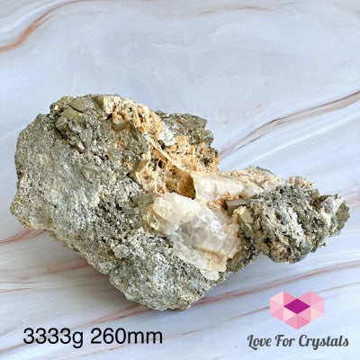 Pyrite Matrix (Mineral Gallery) Peru 3333G 260Mm Raw Crystals