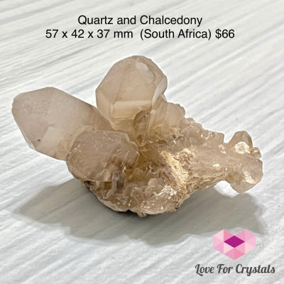 Quartz And Chalcedony  (South Africa)Collectors 57 X 42 37 Mm