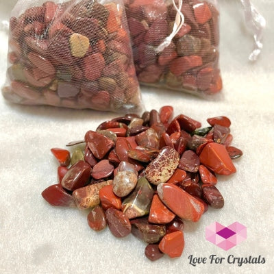 Red Jasper Chips In A Pouch