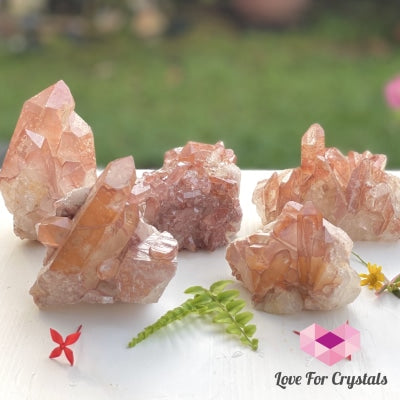 Red Tangerine Lemurian Cluster (Brazil) Rare! Caves Geodes And Clusters