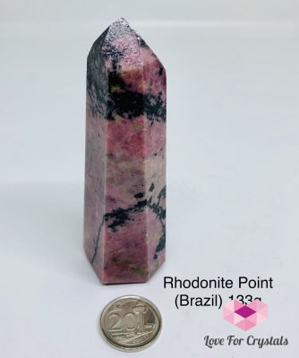 Rhodonite Crystal Point (Brazil)