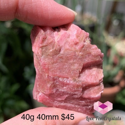 Rhodonite Faceted (Raw) Crystal (Brazil) Raw Stones