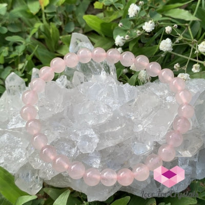 Rose Quartz 6Mm Bracelet (Gemstone Energy) Bracelets & Bangles