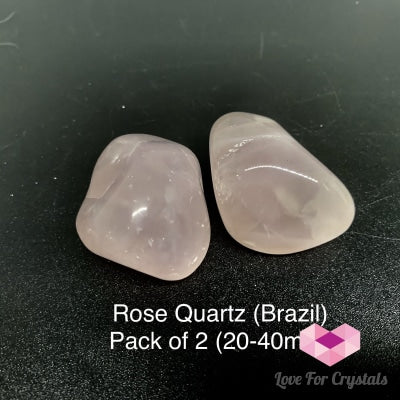 Rose Quartz Tumbled Stones (Brazil)