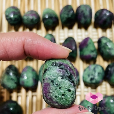 Ruby Zoisite Tumbled (Tanzania) Stones