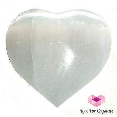 Selenite Heart White(Morocco) Shaped Crystals
