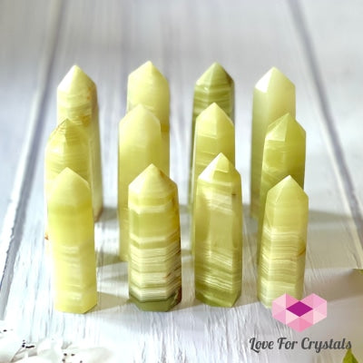 Serpentine Jade Tower Points (Afghanistan) Crystals Points