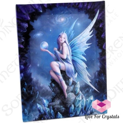 Star Gazer Wall Canvas By Anne Stokes (20 Cm X 26 C) Angels