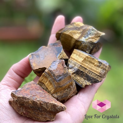 Tigers Eye Raw (South Africa) Per Piece (36-45Mm) Stones