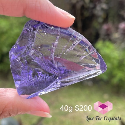 Violet Flame Andara Crystal (High Vortex Mount Shasta) 40G