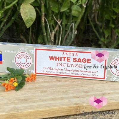 White Sage Satya Incense Sticks (15Gms)
