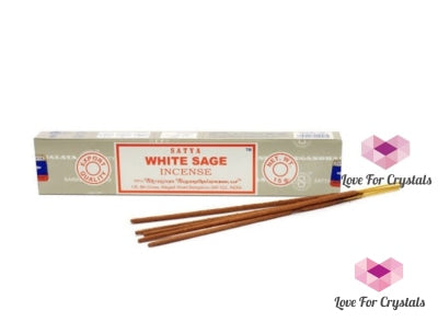 White Sage Satya Incense Sticks (15Gms) Box Of 12 Sticks