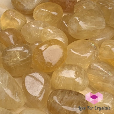 Yellow Fluorite Tumbled (Argentina) Stones